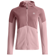 Ortovox Fleece Light Grid Hoody W női funkcionális pulóver rózsaszín Dawn Rose