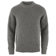 Fjällräven Övik Waffle Knit M férfi pulóver szürke Grey
