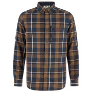 Fjällräven Fjällglim Regular Shirt M férfi ing barna Wood Brown-Black Oak