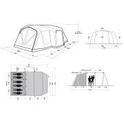 Outwell Montana 6 Air 6 személyes családi sátor