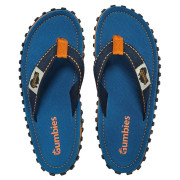 Gumbies Tricolor Blue flip-flop kék/narancs modrá