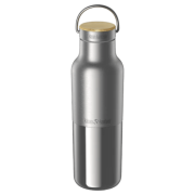 Klean Kanteen Rise Reflect 16oz (w/ Bamboo Cap) termosz ezüst Brushed Stainless