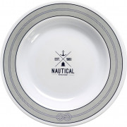 Brunner Suppenteller/Piatto fondo/Deep plate/Assiette creuse šedá/bílá tányér szürke/fehér