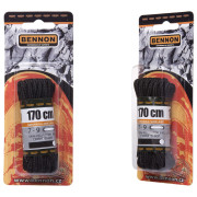 Cipőfűző Bennon Laces Black Box 170 cm