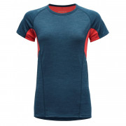 Női póló Devold Running Woman T-Shirt kék/piros