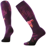 Smartwool W Ski Full Cushion Alpine Auroras sízokni sötétlila/rózsaszín PURPLE IRIS