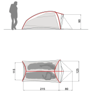 Vaude Ultralight Hogan 2P 2 személyes ultrakönnyű sátor