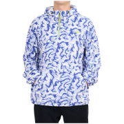 4F Fleece M483 férfi pulóver fehér/kék Cobalt Allover