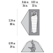 MSR Hubba Hubba LT 1P ultrakönnyű sátor