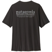 Patagonia Men's Capilene Cool Daily Shirt - Hut Tripper férfi póló fekete Black