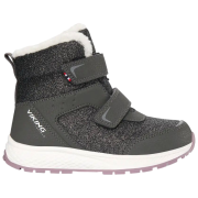 Viking Outdoor Footwear Equip Glitter Warm WP 2V Charcoal/Dusty Pink gyerek téli cipő szürke Charcoal/Dusty Pink