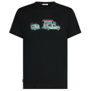 Icebreaker Men Merino 150 Tech Lite SS Tee Transportage férfi póló fekete Black