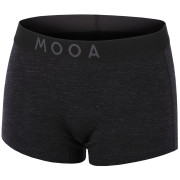 MOOA MerinoSilk 160 női boxer fekete black melange