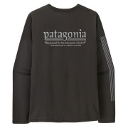 Patagonia M's L/S Cap Cool Daily Shirt - Hut Tripper férfi póló fekete Black