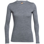 Női póló Icebreaker Women's 200 Oasis Long Sleeve Crewe szürke Gritstone HTHR