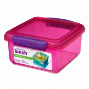 Ételdoboz Sistema Lunch Plus 1,2l rózsaszín