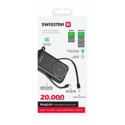 Swissten POWER BANK 20000 mAh PD 20W vezeték nélküli powerbank