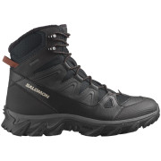 Salomon Outsnow Gore-Tex férficipő fekete Black / Asphalt / Burnt Henna
