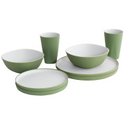 Outwell Gala 2 Person Dinner Set edénykészlet zöld Shadow Green