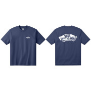 Vans Double Standard SS Tee férfi póló kék Deep Indigo