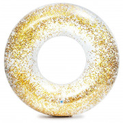 Felfújható úszógumi Intex Sparkling Glitter Tube 56274NP arany
