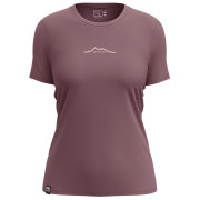 Ortovox 150 Cool Mountain T-Shirt női póló sötétlila/rózsaszín Chestnut