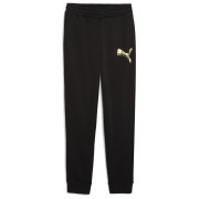 Puma ESS METALLIC Sweatpants FL női melegítő fekete PUMA Black-Metallic Gold