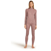 Icebreaker Women Merino 260 Tech Vertex LS Half Zip Delta Lines AOP női funkcionális felső