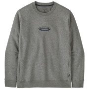 Patagonia Men's '95 Oval Logo Uprisal Crew Sweatshirt férfi pulóver szürke Gravel Heather