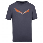 Férfi póló Salewa Lines Graphic Dry M T-Shirt. kék/narancs