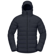 Norrona femund down700 Zip Hood férfi tollkabát fekete Caviar Black