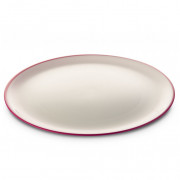 Omada SANALIVING Dinner Plate 24xh2cm tányér fehér/piros