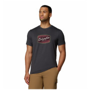 Columbia Parsons Point™ SS Graphic Tee férfi póló fekete Black Heather, Badge Label