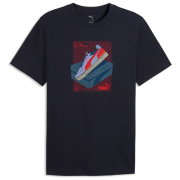 Puma Graphic Tee férfi póló sötétkék New Navy