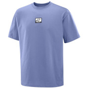 Salomon Wild Rays Label SS Tee férfi póló kék Marlin