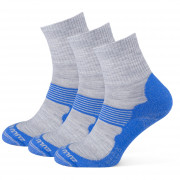 Zulu Merino Men 3 pack zokni szürke/kék
