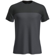 Icebreaker Men Merino 125 Cool-Lite™ Sphere III SS Tee Colour Block férfi funkcionális póló szürke/fekete Graphite Heather/Black/Cb