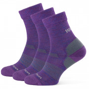 Warg Merino Hike W 3-pack női zokni lila