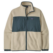 Patagonia M's Retro Pile Patch Jkt férfi pulóver bézs/zöld Pelican