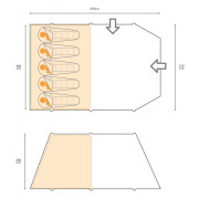 Regatta Kolima 5 Inflate sátor