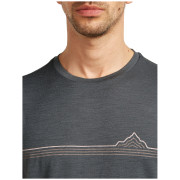 Icebreaker Men Merino 150 Tech Lite SS Tee Range Stripes férfi póló