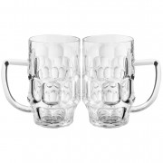 Sörös pohár Brunner Beerglass Classic Set - 2ks átettsző