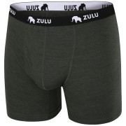 Zulu Merino 160 6in férfi boxer sötétzöld dark green melange