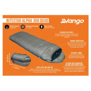 Vango Nitestar Alpha 300 Quad három évszakos hálózsák