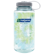 Nalgene Wide Mouth Tie-Dye Print 1000 ml kulacs világoskék Seafoam w/Platinum Blue Tie Dye