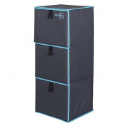Szekrény Bo-Camp Folding Cupboard 3 szürke/kék