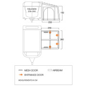 Vango Balletto Air 260 Elements ProShield elősátor