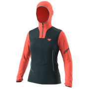 Dynafit Traverse Ptc Hooded Jacket W női funkcionális pulóver fekete/narancs 1841 - hot coral/3010