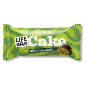 Lifefood Cake pistácie a vanilka BIO (35 g) energiaszelet