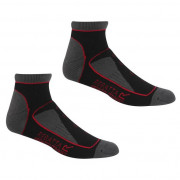 Női zokni Regatta LdySamarisTrailSk fekete/piros